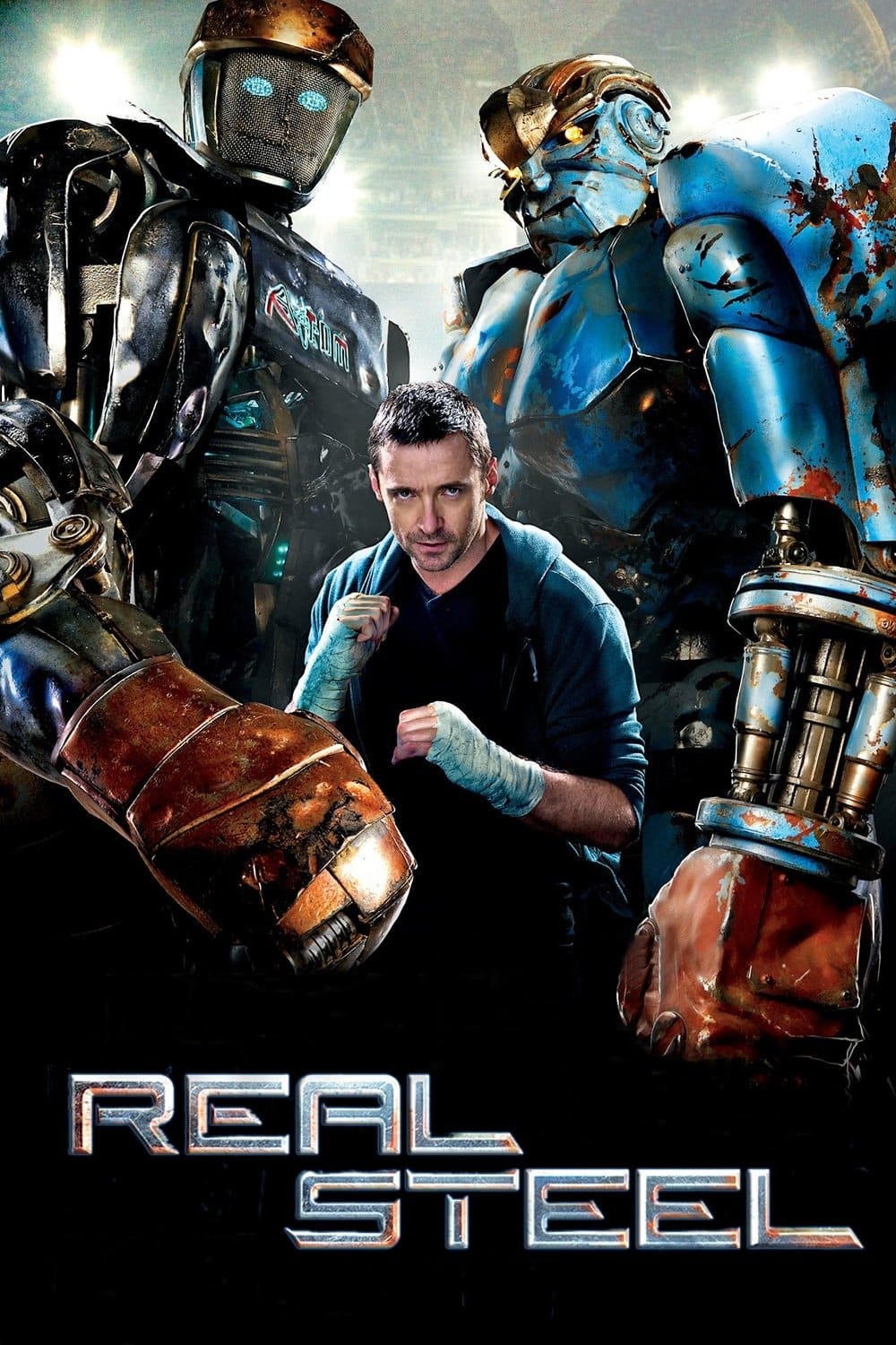 Free Real Steel (2011) (Hindi + English) Dual Audio Hollywood Movie BluRay HD ESub